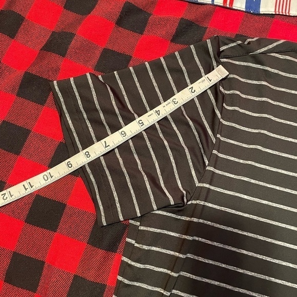 NWOT Members Mark, active performance, polos men, size large, striped polo - Picture 8 of 9